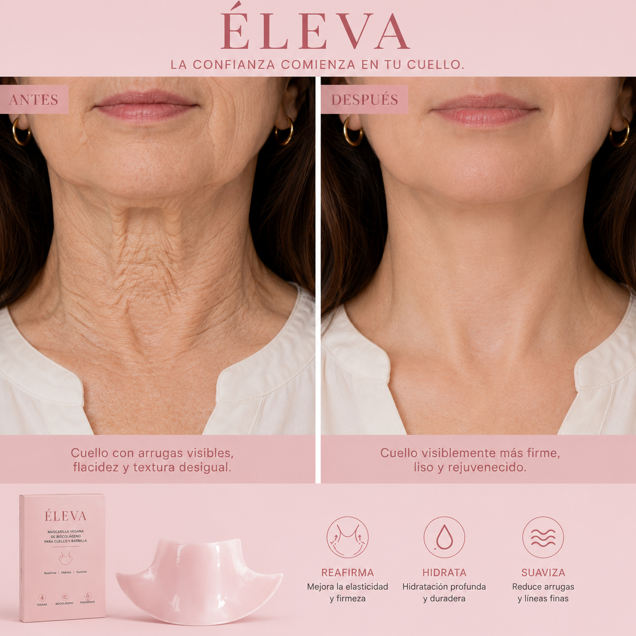Mascarilla de Biocolágeno.  4+4 Gratis
